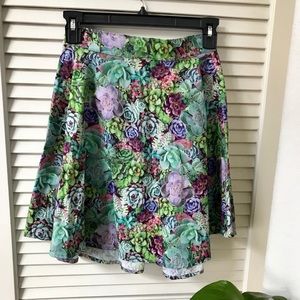 Modcloth Succulent Skirt, NWOT
